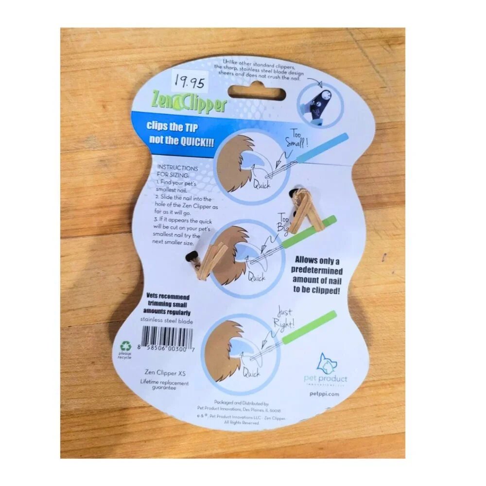Zen Clipper XSmall Pet Nail Trimmer NWT, Cat or Small animal